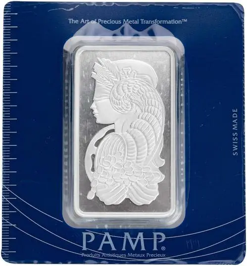 100g Silver Bar â€” PAMP Suisse