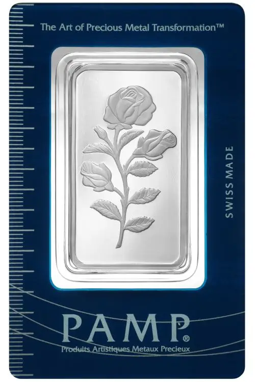 1oz Silver Bar â€” PAMP Suisse